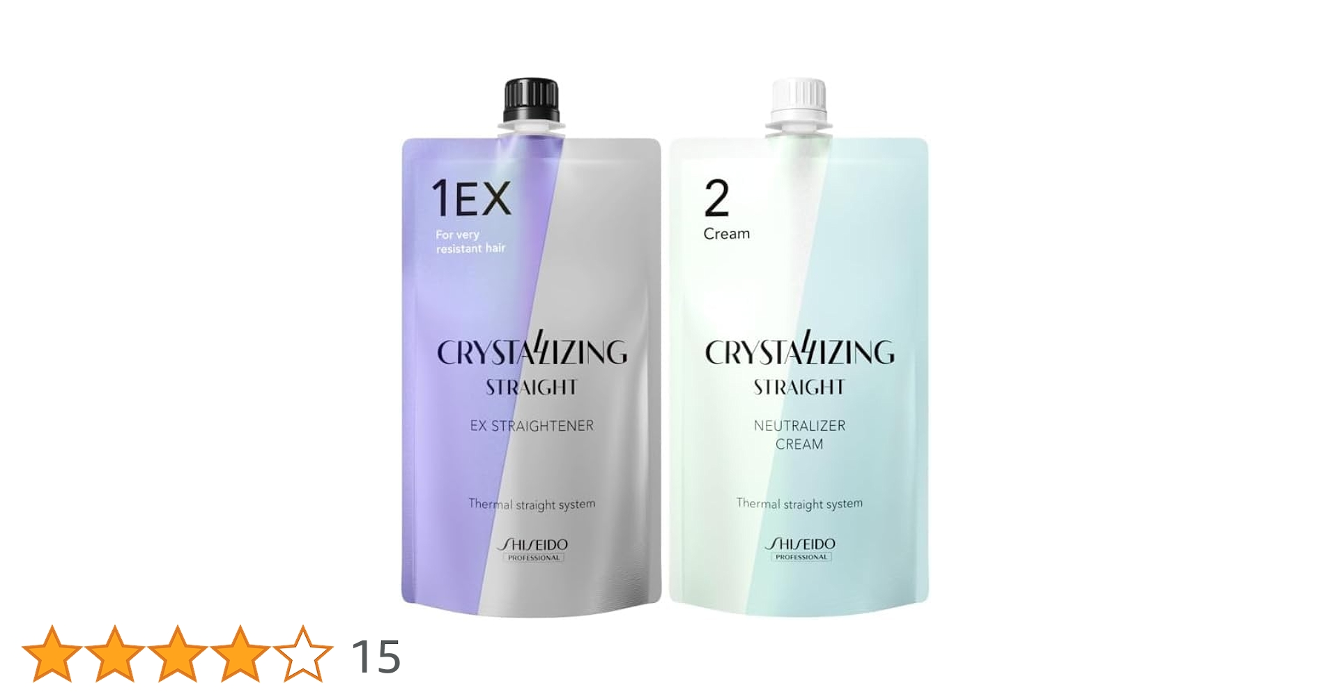 【縮毛矯正】資生堂 クリスタライジングストレート α H 1剤 2剤5セット Amazon.co.jp: 資生堂 クリスタライジングストレート EX