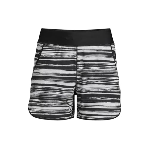 Lands' End Women's 5" Quick Dry Elastic Waist Board Shorts Swim Cover-up Shorts3