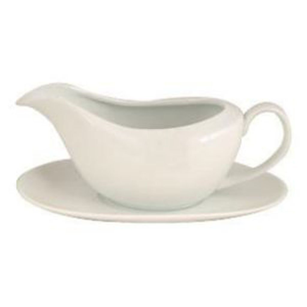 Dema Simplicity Gravy Boat & Saucer