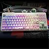 Japanese Anime Keycaps Green Design Tanjirou for Cherry Mx Switch Mechanical Keyboard 151-keys Cherry Profile PBT 75% 65% 60% Keyboards (Nezuko Pink Keycaps) - Image 2