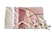 Personalized Pink Star of David Bat Mitzvah Tallit, Women's Tallit, Girls Tallit from Israel, 20