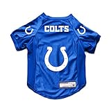 Littlearth NFL Indianapolis Colts Stretch Pet Jersey, Team Color, Small