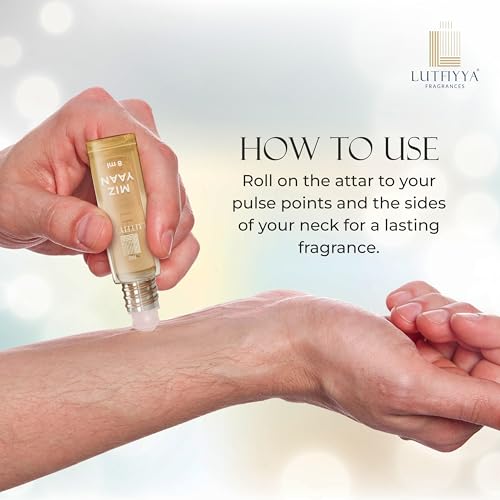 Image of Non-Alcoholic Attar Roll-On Perfume Oil (Pack of 2, 8ml Each) | MIZ YAAN & IMPERIAL ROSE | Long Lasting Fresh Aquatic & Floral Fragrance | Unisex Gift Set