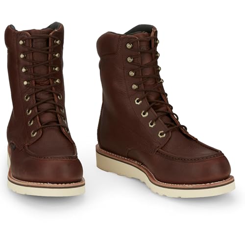 Chippewa Men's Edge Walker Waterproof Moc Work Boot Soft Toe - Soft Toe, Durable Leather, All-Day Comfort Work Boots for Men2