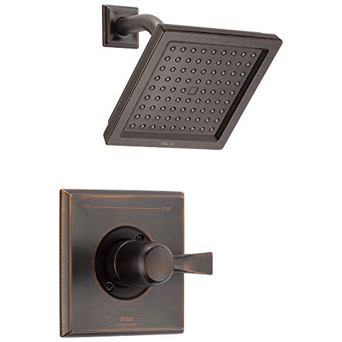 Promo Discount Up To 70% Off Delta Faucet Dryden 14 Series Single-Function Shower Trim Kit with Single-Spray Touch-Clean Shower Head, Venetian Bronze, 2.0 GPM Water Flow, T14251-RB-WE (Valve Not Included) Promo Discount Up To 70% Off Delta Faucet Dryden 14 Series Single-Function Shower Trim Kit with Single-Spray Touch-Clean Shower Head, Venetian Bronze, 2.0 GPM Water Flow, T14251-RB-WE (Valve Not Included)