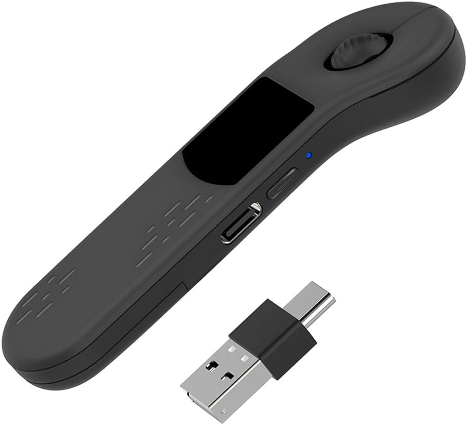 melairo D13 Pro Air Mouse with Touchpad Wireless PPT Pointer for PowerPoint/for Tablet/Camera Bluetooth 2.4G Remote Control A