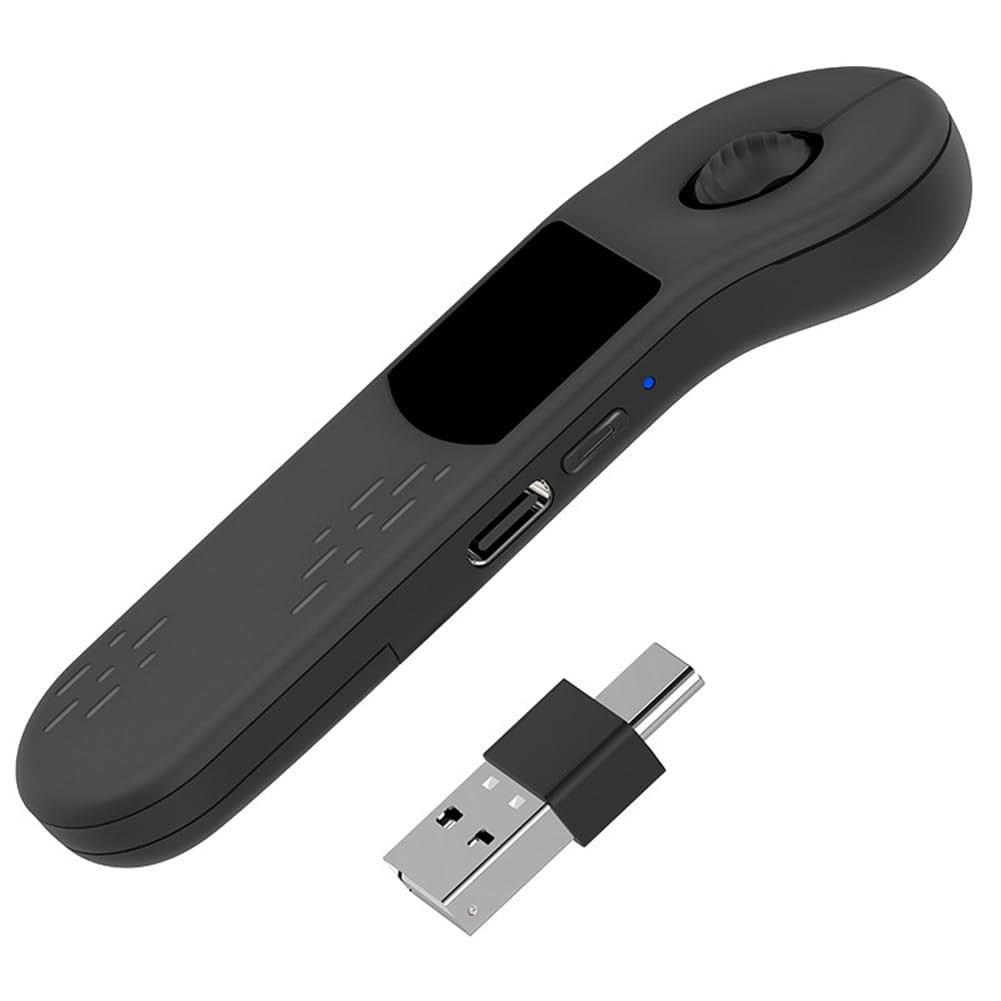 Pinafresa D13 Pro Air Mouse with Touchpad Wireless PPT Pointer Bluetooth 2.4G Remote Control for Tablet/for Camera for PowerPoint A
