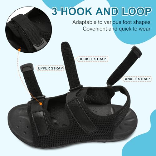 JOINFREE Womens Orthopedic Walking Hiking Sandals Adjustable Open Toe Sports Water Sandals with Plantar Fasciitis Arch Support Thick Athletic Cushion Outdoor Beach Sandals3