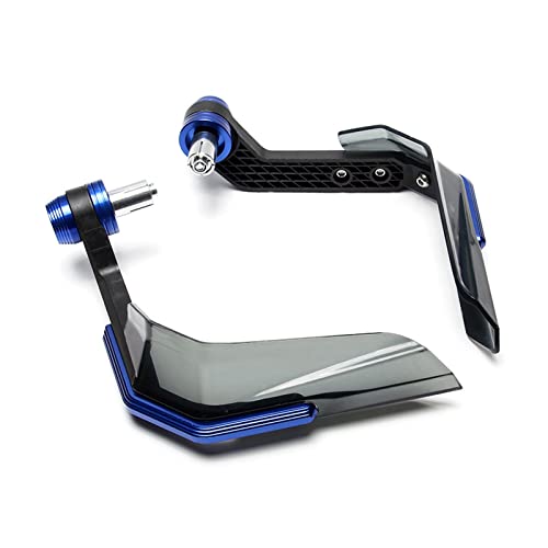Protège-mains moto bleu Kawasaki KDX250 Ninja accessoire guidon bouclier protection
