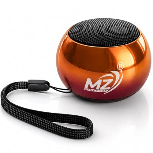Image of Mini Bluetooth Speaker 3W Portable Wireless Speaker with Deep Bass, Bluetooth 5.2, Built-in Mic, Pocket Size Sound Box, 2 Hours Playtime, Ultra Compact (Sunset Copper)