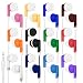 Deal Maniac Wholesale Kids Bulk Earbuds Headphones (10-Pack) Earphones, 12 Assorted Colors,for Schools, Libraries, Hospitals