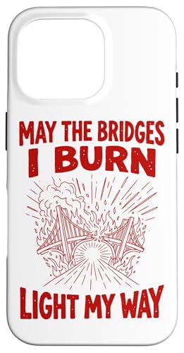 Red May The Bridges I Burn Light My Way �O�����W �X�}�z�P�[�X iPhone 16 Pro �p