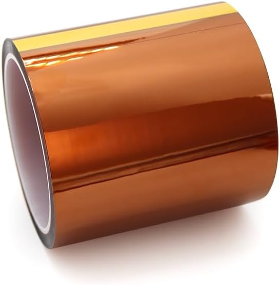 2pcs 3mm-100mm 3D Printer Parts High Temperature Resistant Heat BGA Kapton Polyimide Insulating Thermal Insulation Adhesive Tape (Color : 33M x 1Pcs, Size : 50mm)