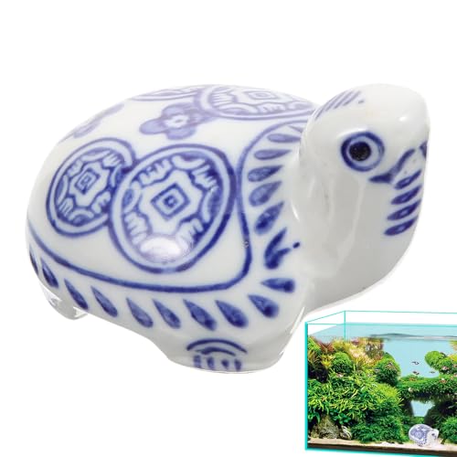 Estatuilla De Tortuga En Porcelana Y,Figura