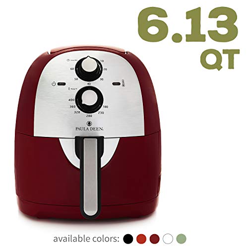 Paula Deen 6.13 QT (1700 Watt) XL Air Fryer, Rapid Air Circulation System
