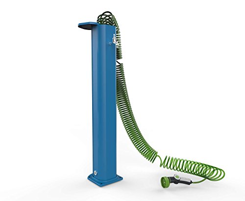 Fuente Clásica Azul Con Tubo Y Pistola