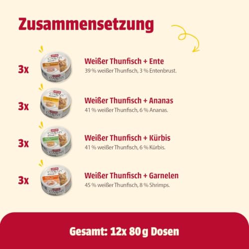 animonda Carny Ocean Katzen Nassfutter Meeresvielfalt Nr. 2 (12 x 80 g)