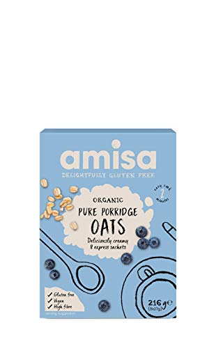 Amisa Avena Pura Orgánica Sin Gluten 8x27g Pack 2