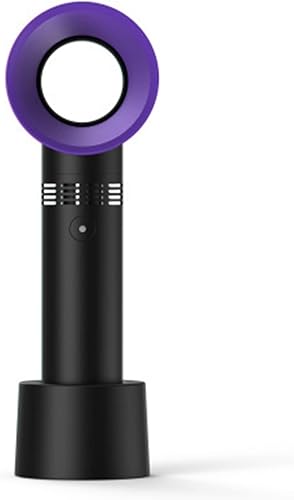 Mini ventilador portátil sin aspas para extensión de pestañas, silencioso portátil recargable, ventilador de pestañas de mano con 3 velocidades,