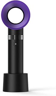 RNSUNH Mini Portable Fan Bladeless Handheld Fan for Eyelash Extension Quiet Portable Rechargeable Handheld Lash Fan with 3 Speeds Air Conditioning Blower for Essential Eyelash Extension Supplies