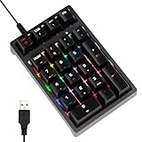 Teclado numérico con cable – Extensión de teclado mecánico | Plugin de teclado numérico con cable para analistas financieros, ordenadores portátiles
