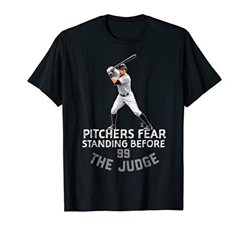 Aaron Judge Officially Licensed Mlb Apparel Pitchers T-Shirt