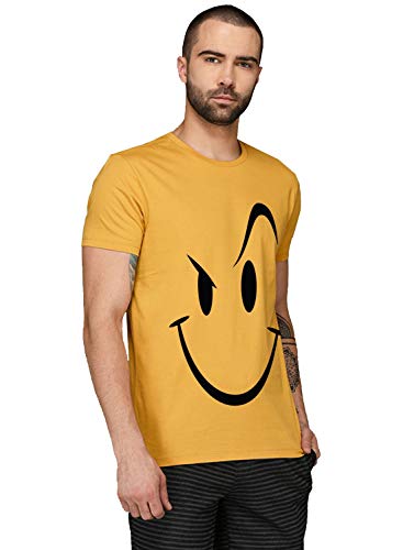 Image of ADRO Men's Solid Regular Fit T-Shirt