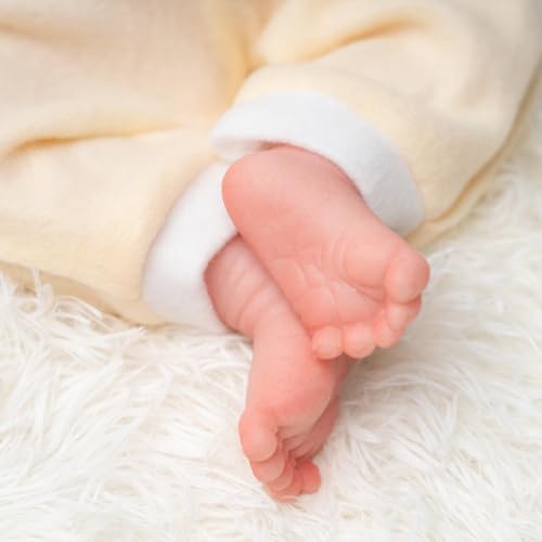 Muñeca Reborn Realista 18 Pulgadas Silicona Niño miniatura 6