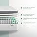 Novilla 9.8 Inch Super King Mattress, Deep Pocket Sprung Mattress, 3-Zone Firm Super King Mattresses 6FT Mattress with Oeko-tex Fabric and CertiPUR-US Foam 180x200x25cm