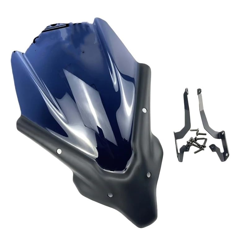 Pare-brise moto MT07 kit carénage aluminium avec déflecteur avant FZ07 2021 2022