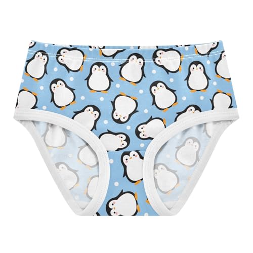 Little Girl Underwear Toddler Panties Kids Undies Penguin Soft Cotton Briefs 2T-8Y - Main Image