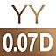 0.07 D-YY- Dark Brown 0.07 D-YY- Dark Brown