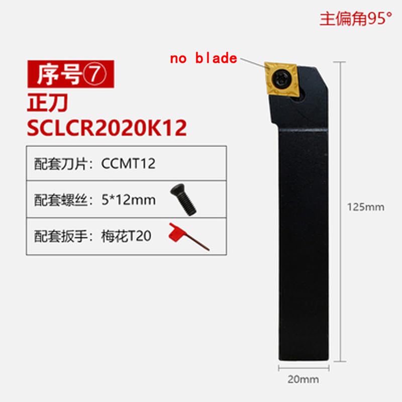 Porta herramienta CNC para torneado SCLCR2525M12 miniatura 2