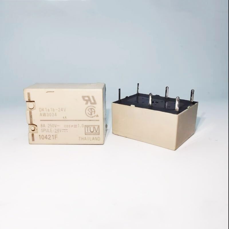 Relais DK1A1B-24V AW3034 résout les pannes de circuit DC24V 8A 6 broches haute durabilité