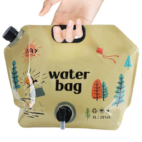 Reservo de agua a prueba de fugas - vejiga de hidratación | Vesatilla de agua | Bolsa de hidratación | Contenedor de agua para acampar de gran capacidad | Equipo de vejiga resistente al desgaste de gr