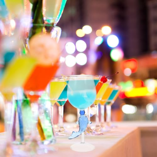 Copa de cristal elegante de 260ml para servir combinados con estilo 6