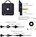 Hicarer 31 mm Quartz Clock Mechanism High Torque Long Shaft Clock Movement Wall Clock Movement Replacement with 2 Spade Hands for DIY Clock Repair Parts