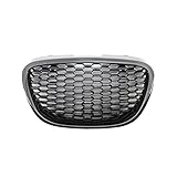 Apariencia mejorada: Diseño de inserciones de rejilla delantera Decoración elegante y perfecta Su automóvil, siempre resalte su encanto.