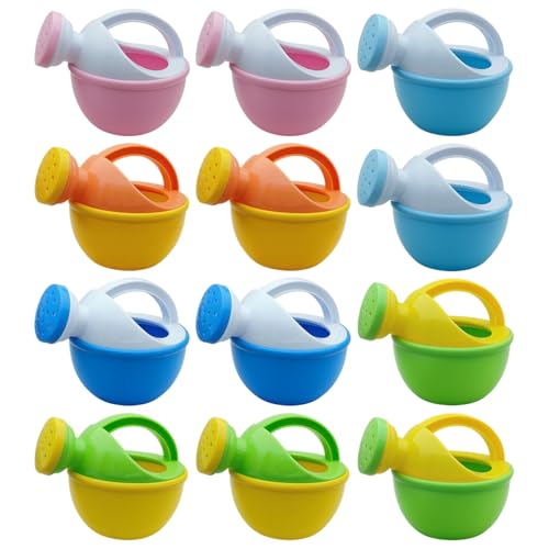 Arrosage enfants avec un lot de 12 petits arrosoirs pour le jardin