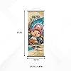 One Piece Anime Wall Scroll, Japanese Version Wanted Posters Collection, Decorative Art Print with Hanging Accessories, 27.5" L x 9.8" W (Tony Chopper) - Image 2