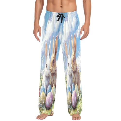 Pantalon de pyjama pour homme vêtements de nuit pour la maison multicolore S M
