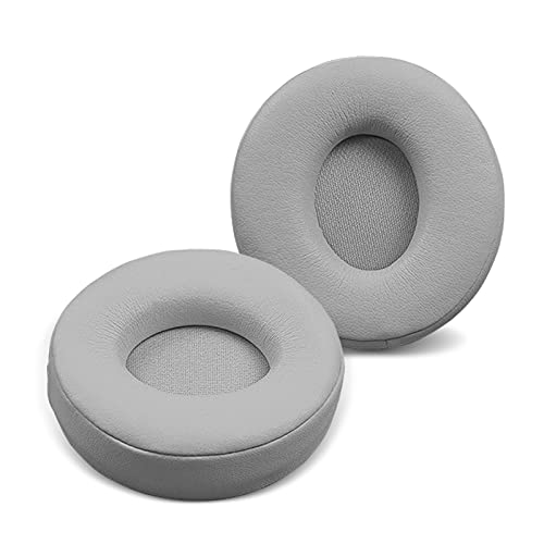 Repuesto Solo Pro Earpads Almohadillas para Orejas de Cuero de Proteína Compatible con Audífonos Beats Solo Pro Inalámbricos de Cancelación de Ruido (Gris) miniatura 1
