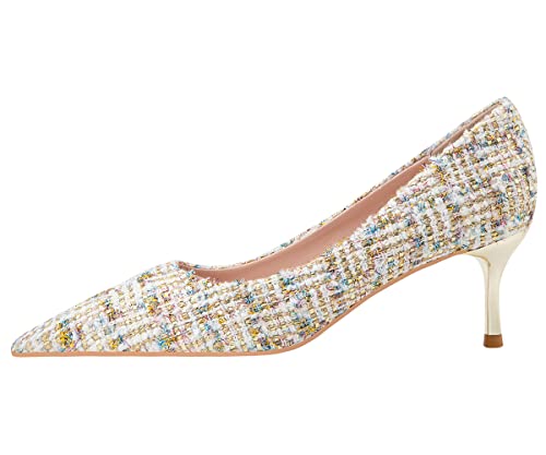 Hee grand Women Pointed Toe Pump Shiny Stiletto Fashion Party High Heels Club Shoes4