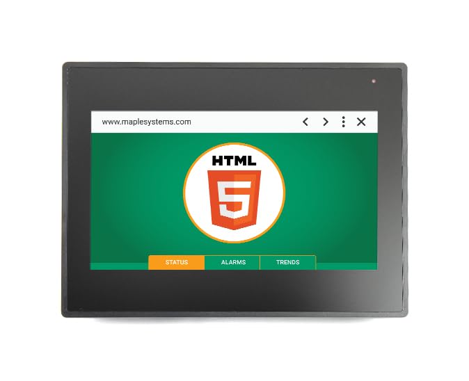 Image of 7 inch Capacitive Web HMI Panel, 1024x600 Display, 1000 nits Brightness, Class 1 Div 2 Rated, WP4070AP