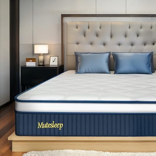 Queen Size Mattress 10 Inch | Knitted Fabric Breathable Comfort | Zoned Support for Back Waist Pain Relief | inIndividually Wrapped Pocket Foam Mattresses | Multi-Layer Odorless Safe Foam Mattresses