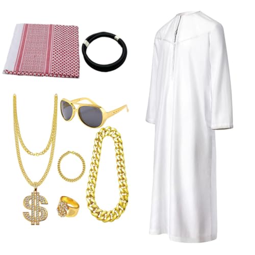 Tenue du Moyen-Orient pour homme pour performance sur scène et Noël