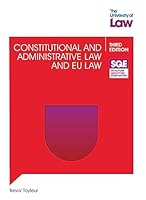 SQE - Constitutional and Administrative Law and EU Law 3e 1805020013 Book Cover