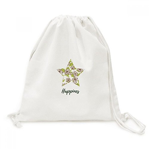 Toile drawstring backpack DIYthinker voyage sac léger contre encombrement