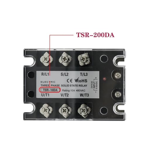 Relais statique triphasé 200A SSR pour contrôle industriel DC-AC 480V - 3