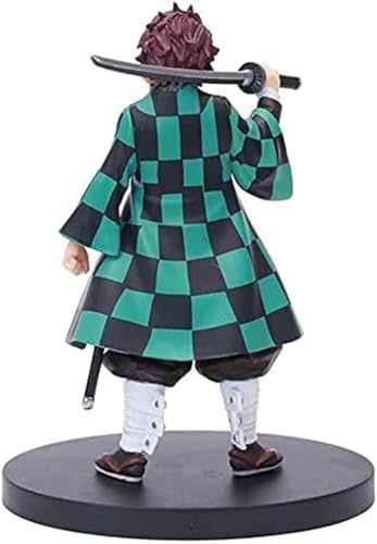 Image of Demon Slayer Tanjiro Action Figures Height-16CM Multicolour PVC Collectible for Anime Fans - Tanjiro 16Cm